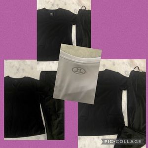 MAKE ME AN OFFER —3 sets black 4way STRETCH scrubs sz XL Under Armour shirt